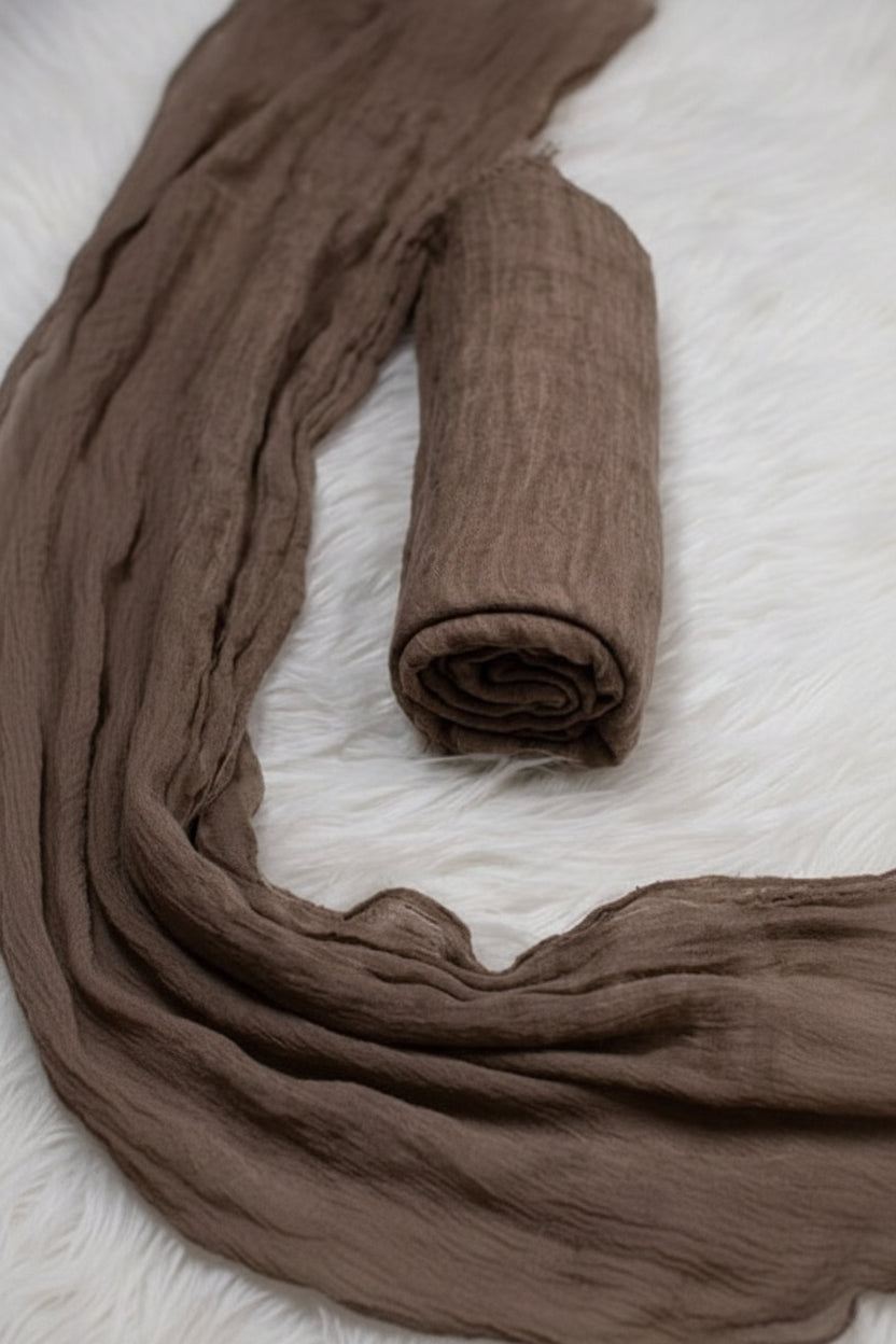 Dark Coffee Tai Linen