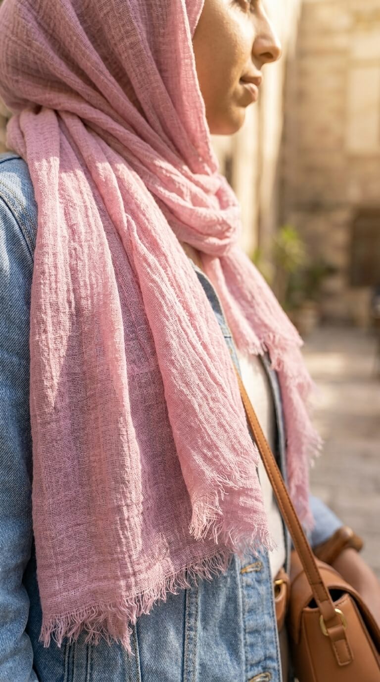Light Pink Tai Linen